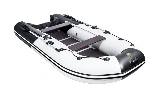 Ривьера 3600 СК Компакт серый/черный (Лодка ПВХ под мотор) - вид 3 миниатюра