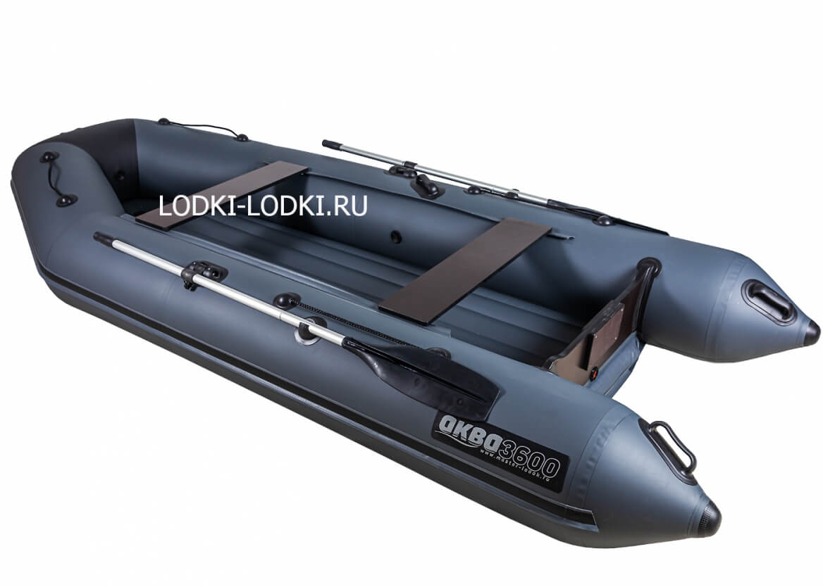 Аква 3600 НДНД графит-черный (Лодка ПВХ под мотор)