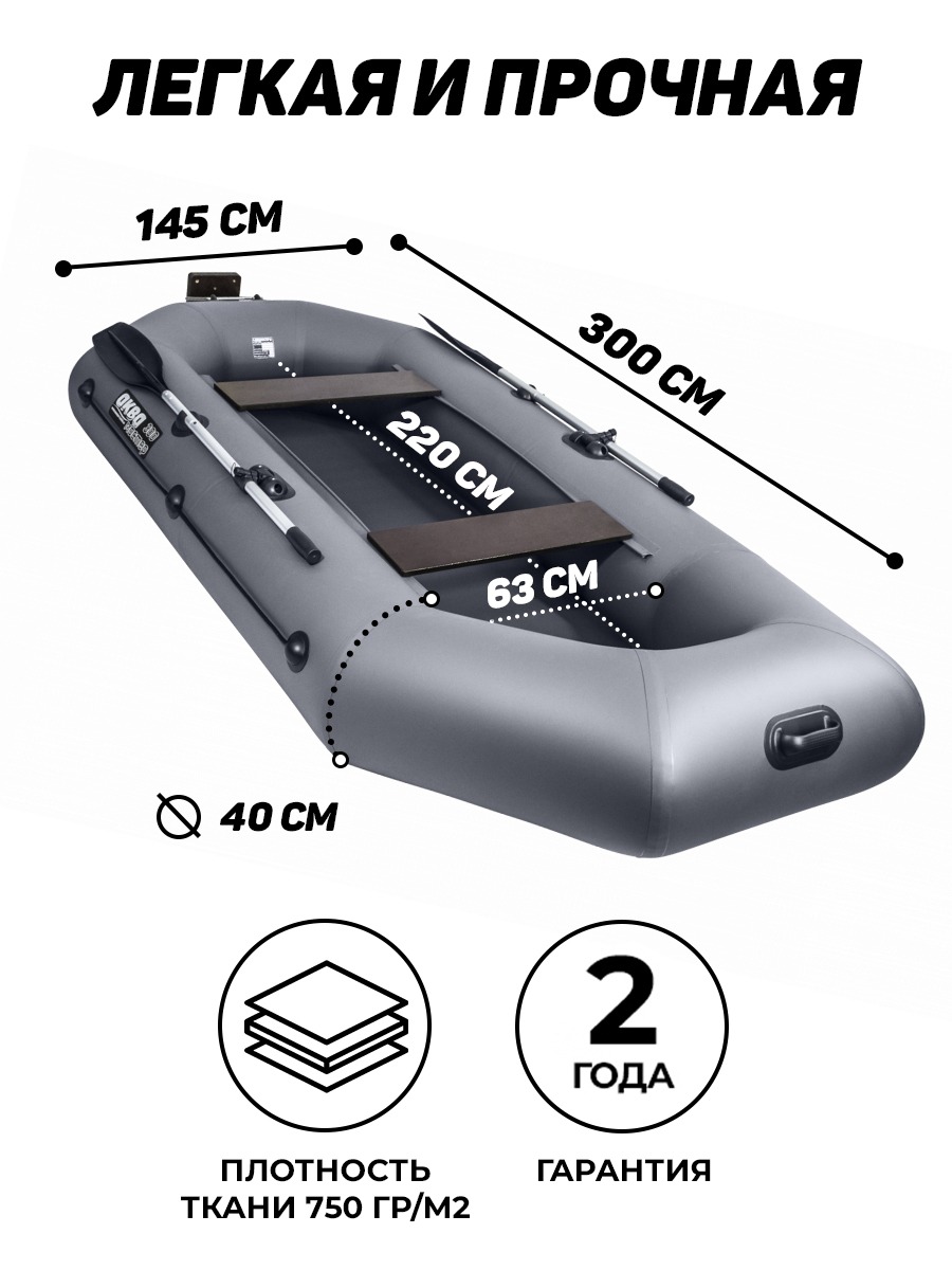 Аква-мастер 300 ТР (лодка ПВХ) - купить у официального дилера в Пензе по  цене 20 670 р. с доставкой: отзывы, видео