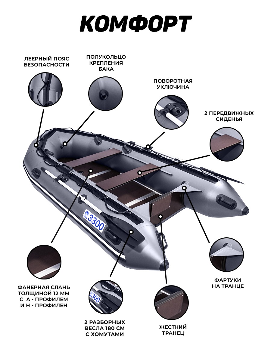 Apache (Апаче) 3300СК (Лодка ПВХ под мотор) - купить в Норильске за 79 830  р. с доставкой от официального дилера Lodki-Lodki.ru
