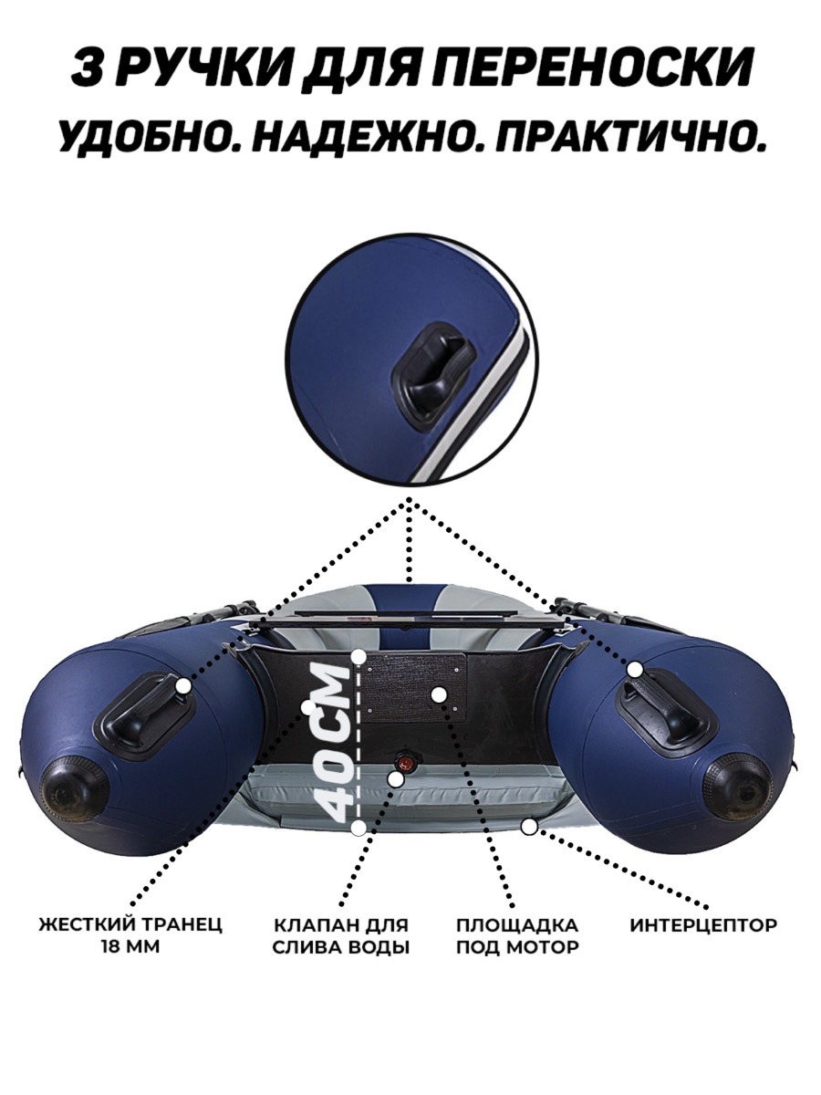 Таймень NX 2900 НДНД серый-синий (Лодка пвх под мотор) - купить у  официального дилера в Барнауле по цене 42 480 р. с доставкой