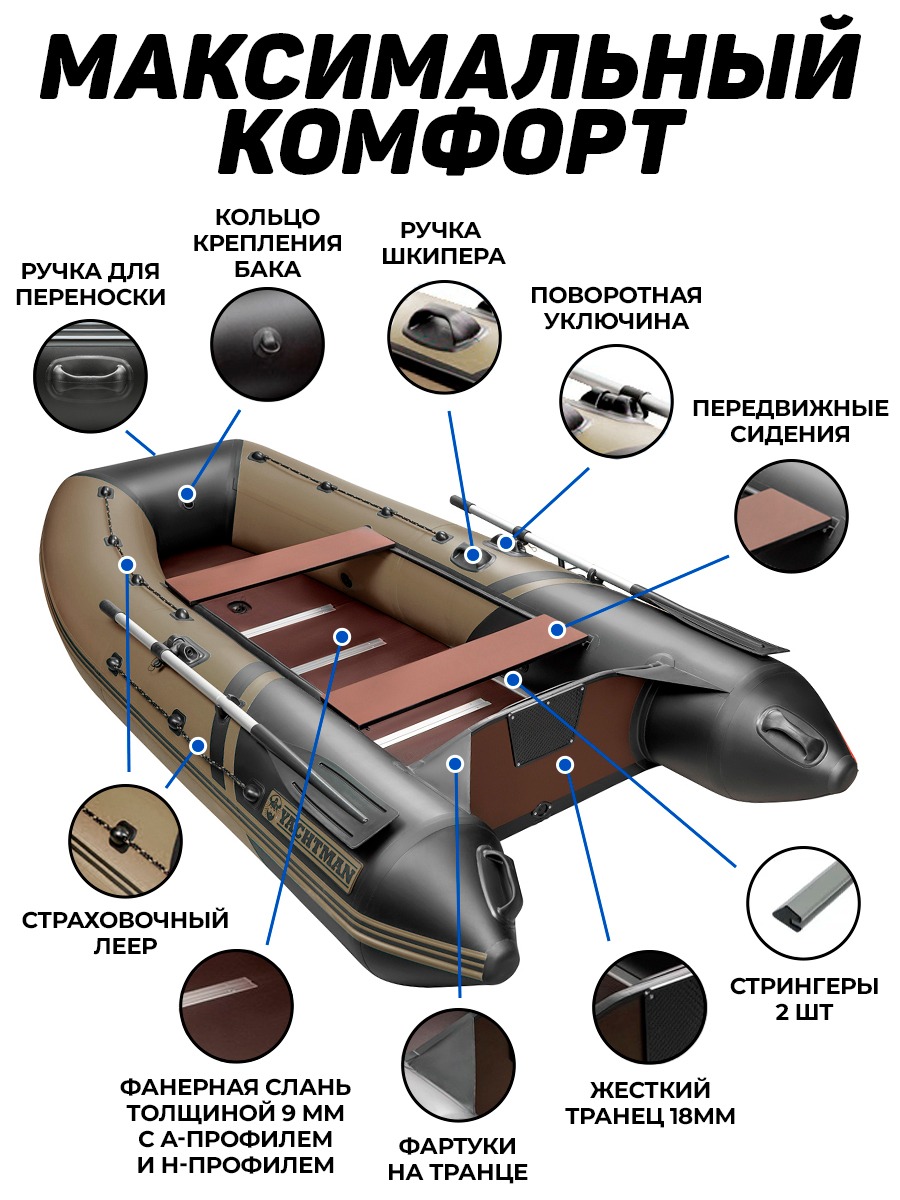 Пвх лодки под мотор броня