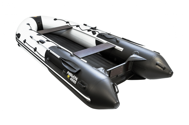 Ривьера 4000 НДНД Гидролыжа + KAMISU T 9.8 BMS (комплект лодка + мотор) - вид 2 миниатюра