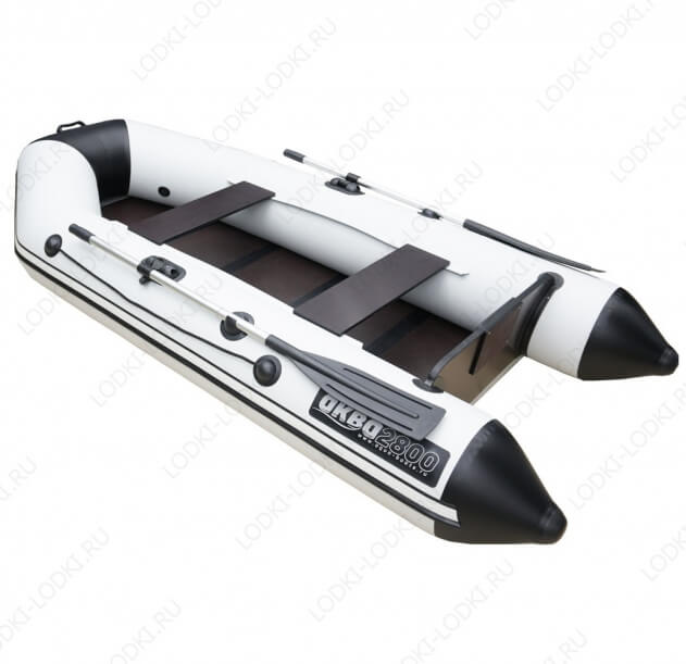 Аква-2800 серо-черная + BST 36 L (комплект лодка + электромотор) - вид 1 миниатюра