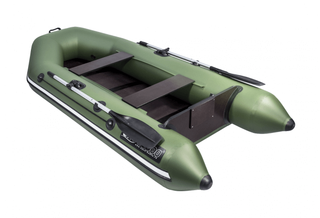 Аква-2800 СК слань+киль зеленый (лодка пвх под мотор)