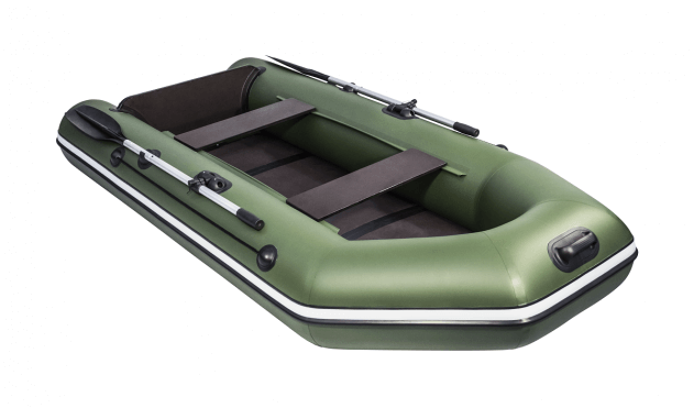Аква-2800 СК слань+киль зеленый (лодка пвх под мотор) - вид 3 миниатюра