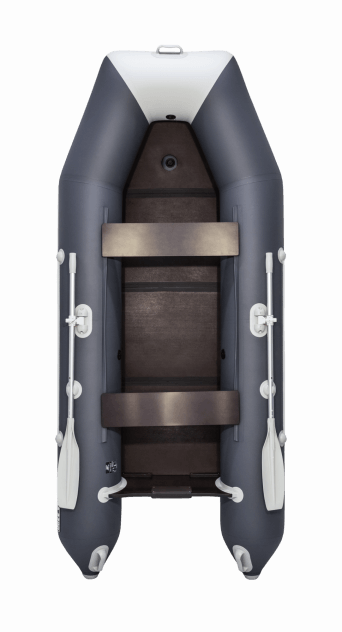 Аква-3200 СКК СЕРЫЙ/ГРАФИТ слань-книжка киль (лодка ПВХ под мотор) - вид 7 миниатюра