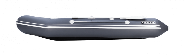 Аква-3200 СКК СЕРЫЙ/ГРАФИТ слань-книжка киль + KAMISU T 9.8 BMS (комплект лодка + мотор) - вид 26 миниатюра