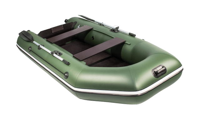 Аква-2900 СКК ЗЕЛ слань-книжка киль (лодка ПВХ под мотор) - вид 3 миниатюра