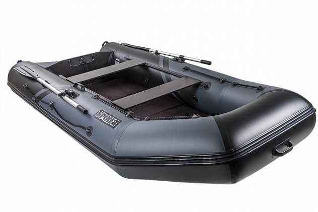 Броня-320 СК графит-черный + BST 40 L (комплект лодка + электромотор) - вид 8 миниатюра