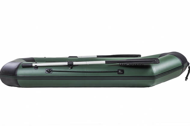 Броня-220 зеленый-черный (лодка ПВХ с усилением) - вид 7 миниатюра