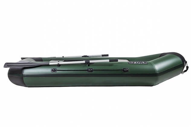 Броня-260 зеленый-черный (лодка ПВХ с усилением) - вид 7 миниатюра