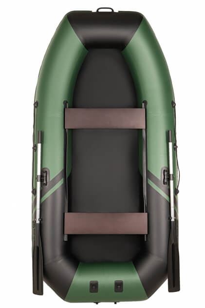 YACHTMAN-280 (Яхтман) зеленый-черный (лодка ПВХ с усилением) - вид 13 миниатюра