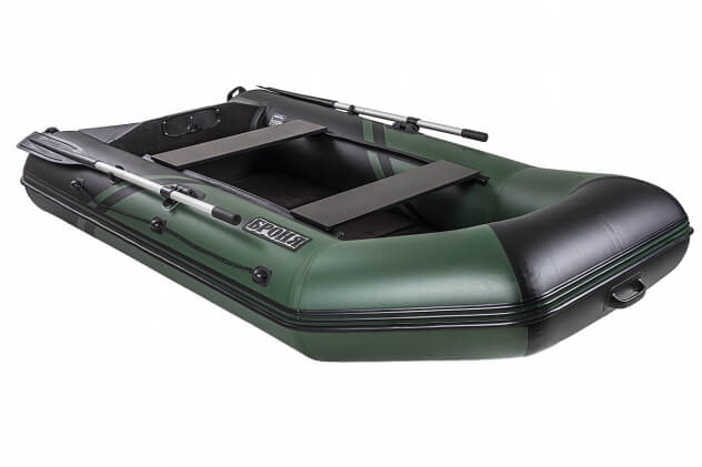 Броня-280 СК зеленый-черный + PARSUN T 2.6 BMS (комплект лодка + мотор) - вид 8 миниатюра
