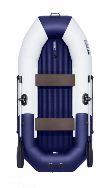 Таймень N 270 НД серый-синий надувное дно (лодка пвх) - вид 5 миниатюра