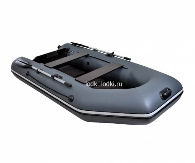 Аква-2900 СКК ГРАФИТ слань-книжка киль (лодка ПВХ под мотор) - вид 3 миниатюра