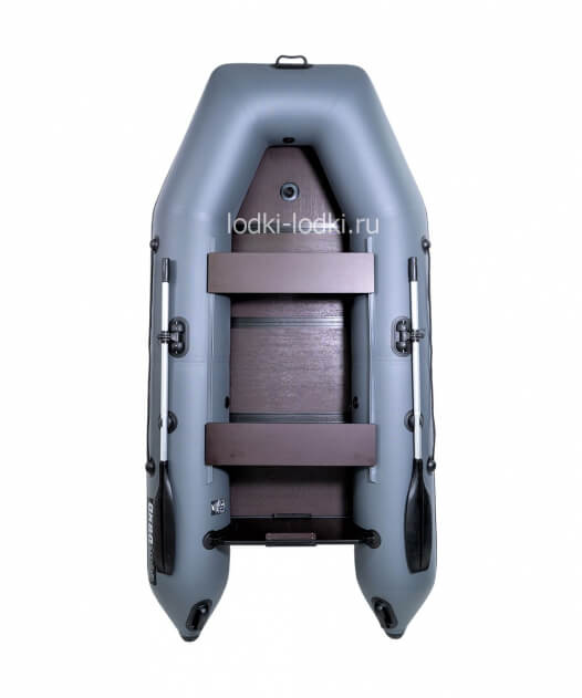Аква-2900 СКК ГРАФИТ слань-книжка киль (лодка ПВХ под мотор) - вид 5 миниатюра