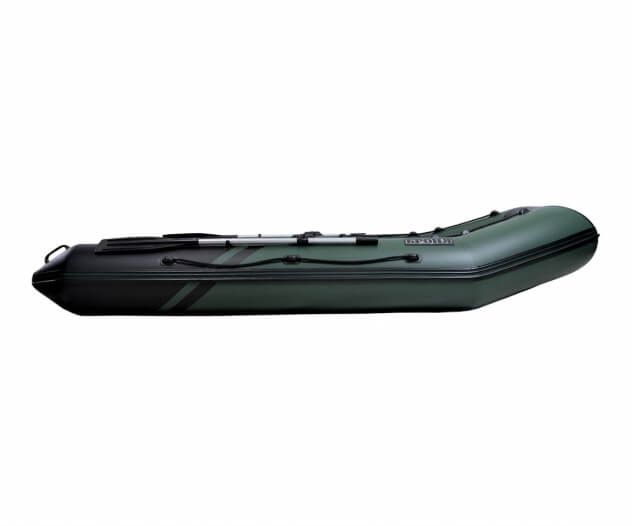 Броня-320 С зеленый-черный (Лодка ПВХ под мотор с усилением) - вид 8 миниатюра