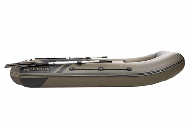 YACHTMAN-280 (Яхтман) хаки-черный (лодка ПВХ с усилением) - вид 7 миниатюра