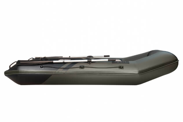 Броня-280 СК слань+киль хаки-черный (лодка ПВХ под мотор с усилением) - вид 8 миниатюра
