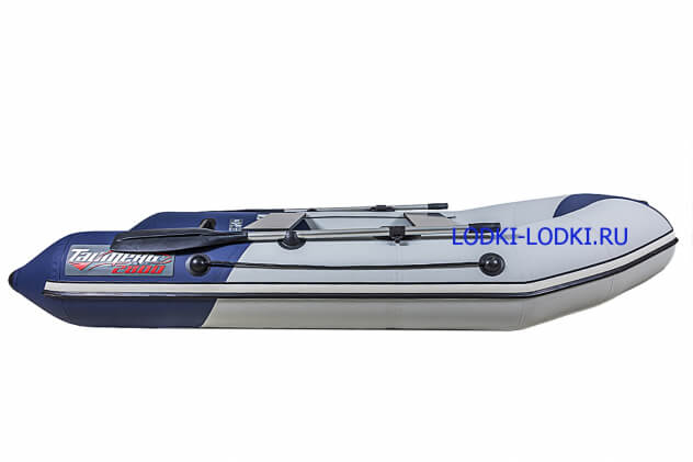 Таймень NX 2800 НДНД серый-синий (лодка ПВХ под мотор) - вид 5 миниатюра