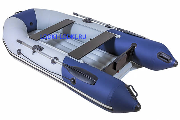 Таймень NX 2900 НДНД серый-синий (Лодка пвх под мотор) - вид 1 миниатюра