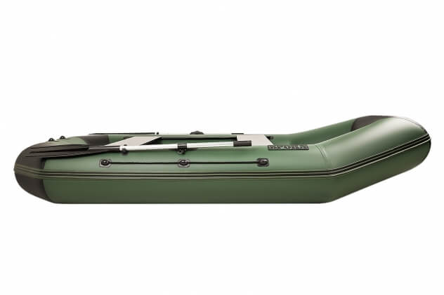 Броня-300 М зеленый-черный (лодка ПВХ с усилением) - вид 7 миниатюра