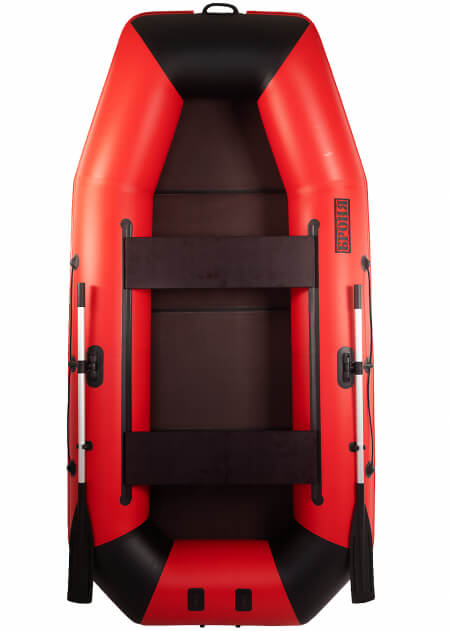 Броня-300 М красный-черный (лодка ПВХ с усилением) - вид 19 миниатюра