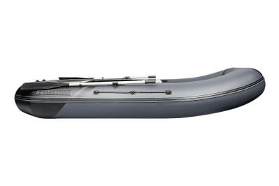 YACHTMAN-300 М (Яхтман) серый-черный (лодка ПВХ с усилением) - вид 6 миниатюра