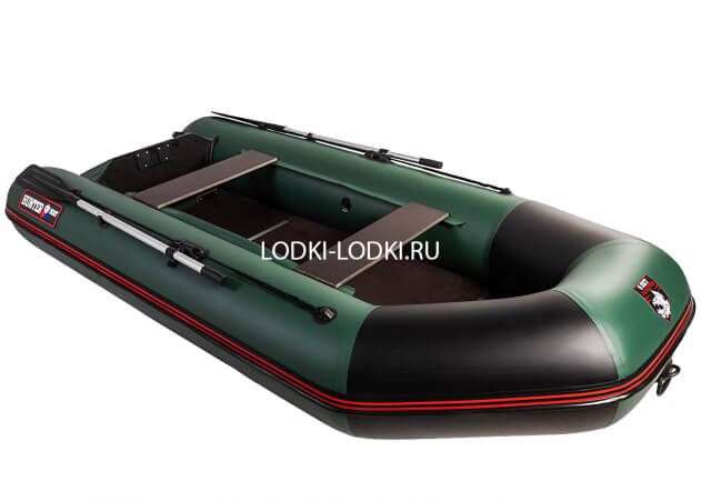 Хантер 320 Л зеленый (Лодка ПВХ) - вид 1 миниатюра