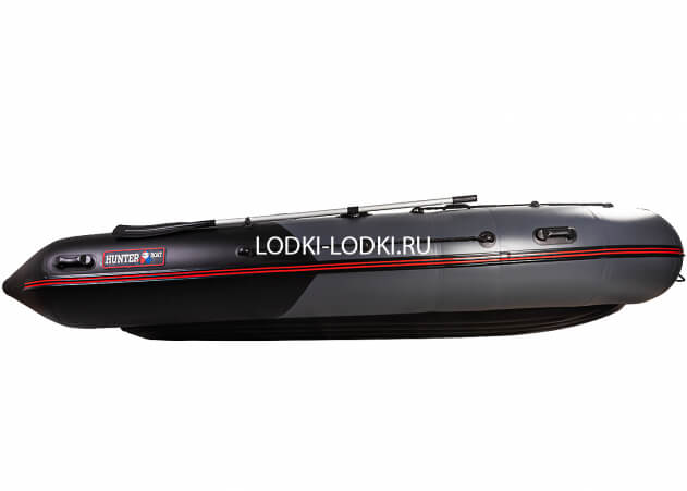 Хантер 420 ПРО графит-черный (лодка ПВХ под мотор НДНД) - вид 4 миниатюра