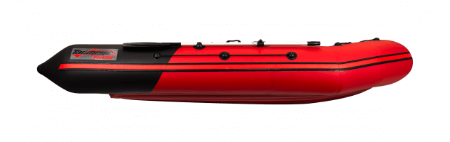 Таймень NX 3600 НДНД PRO красный-черный (Лодка ПВХ под мотор) - вид 13 миниатюра