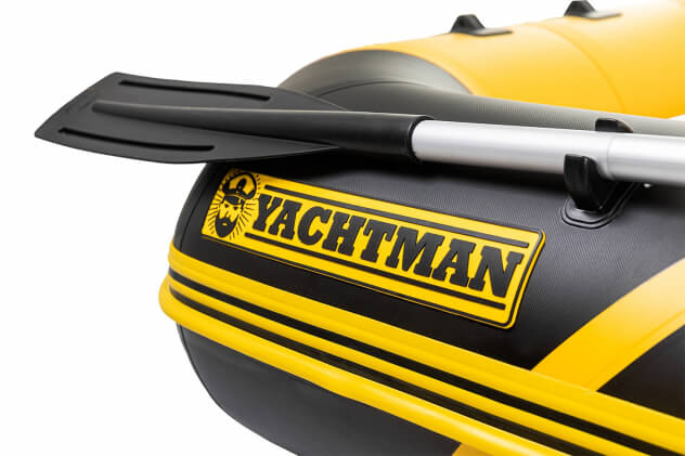 YACHTMAN-280 (Яхтман) желтый-черный (лодка ПВХ с усилением) - вид 7 миниатюра