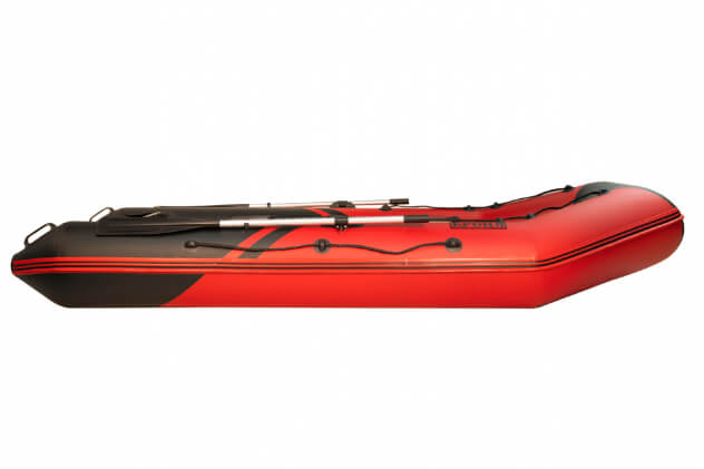 Броня-280 СК слань+киль красный-черный (лодка ПВХ под мотор с усилением) - вид 8 миниатюра