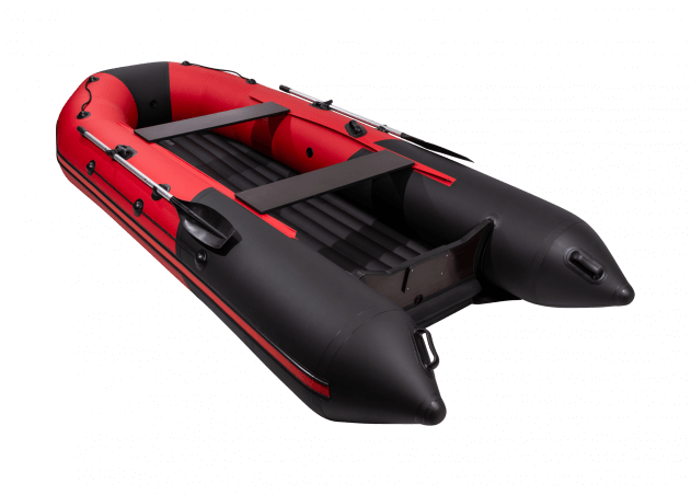 Таймень NX 4000 НДНД PRO красный/черный + KAMISU T 9.9 BMS (комплект лодка + мотор) - вид 1 миниатюра