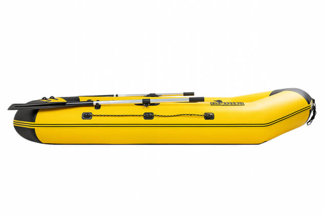Броня-260 M желтый-черный (лодка ПВХ с усилением) - вид 7 миниатюра