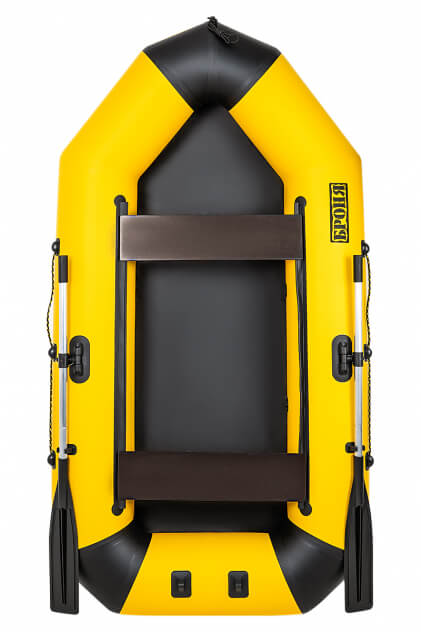 Броня-260 M желтый-черный (лодка ПВХ с усилением) - вид 13 миниатюра