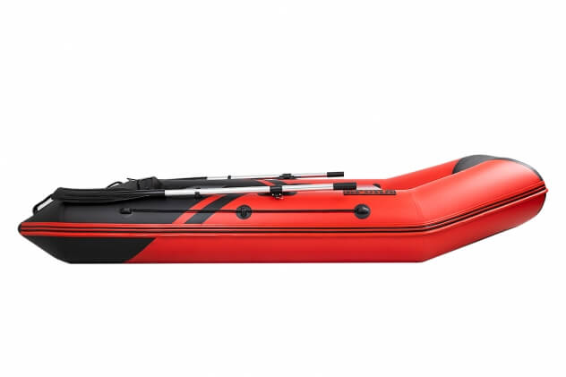 Броня-280 красный-черный (лодка ПВХ под мотор с усилением) - вид 8 миниатюра