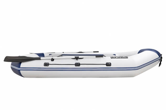 Броня-260 белый-синий (лодка ПВХ с усилением) - вид 7 миниатюра