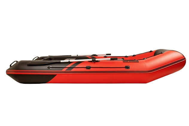 Броня-320 С красный-черный (Лодка ПВХ под мотор с усилением) - вид 8 миниатюра