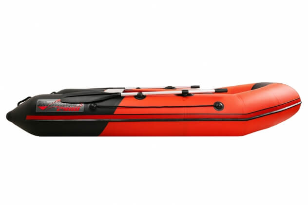 Таймень NX 2900 НДНД красный-черный (Лодка пвх под мотор) - вид 5 миниатюра