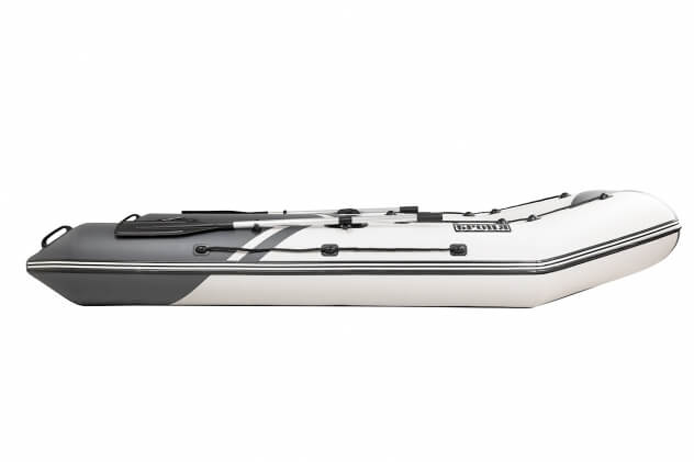 Броня-320 СК слань+киль белый-серый (Лодка ПВХ под мотор с усилением) - вид 14 миниатюра
