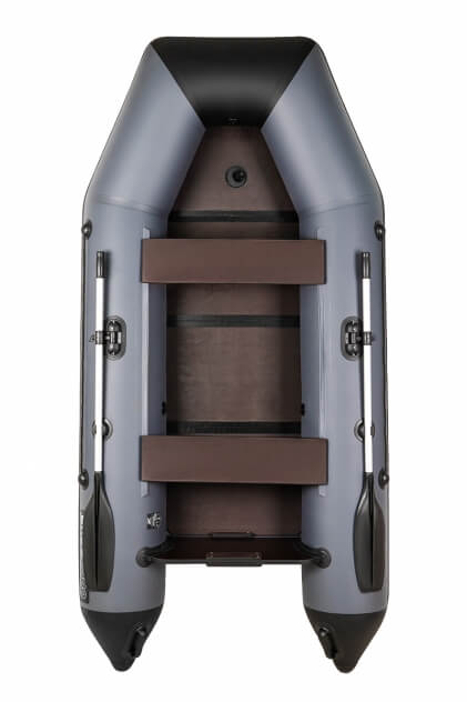 Аква-2900 СКК графит-черный слань-книжка киль (лодка ПВХ под мотор) - вид 5 миниатюра