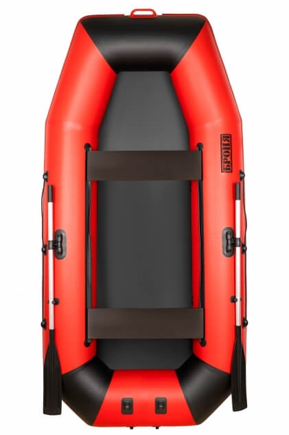 Броня-280 М красный-черный (лодка ПВХ с усилением) - вид 13 миниатюра