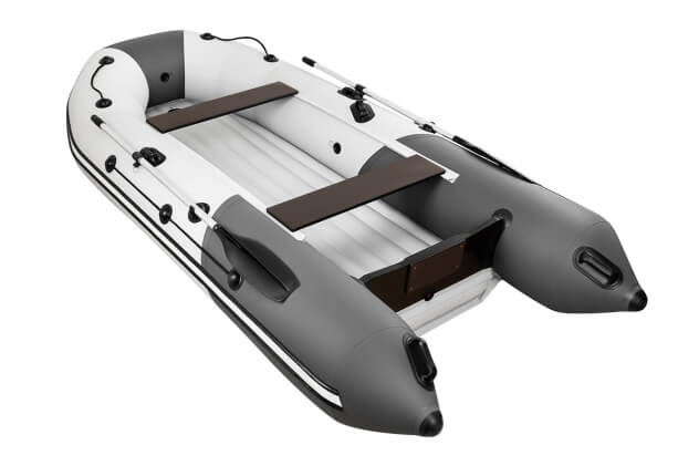 Таймень NX 3400 НДНД PRO серый-графит (Лодка ПВХ под мотор) - вид 1 миниатюра