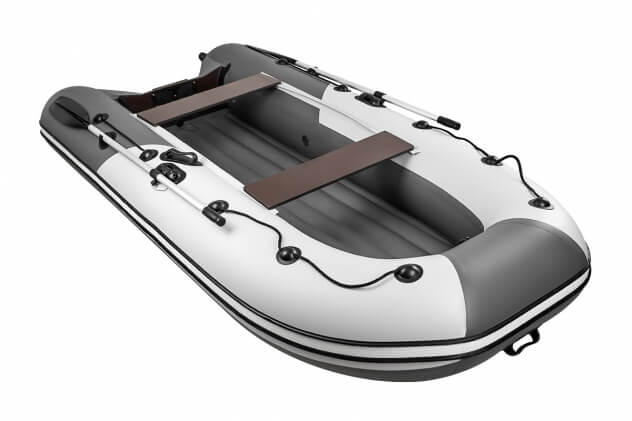 Ривьера 3200 НДНД компакт серый-графит + BST 40 L (комплект лодка + электромотор) - вид 5 миниатюра