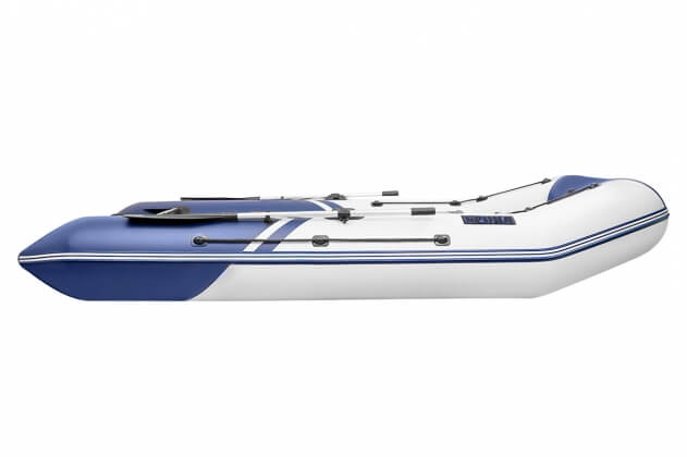 Броня-340 СК белый-синий + BST 55 L (комплект лодка + электромотор) - вид 16 миниатюра