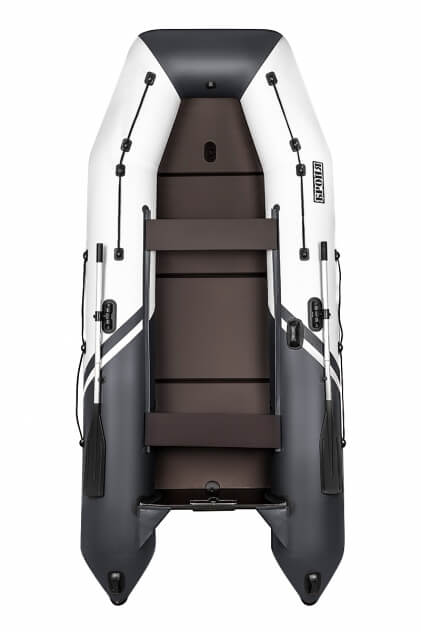Броня-360 СК белый-черный + PARSUN T 9.9 (15) BMS (комплект лодка + мотор) - вид 20 миниатюра