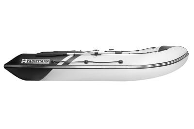 YACHTMAN-340 СК (Яхтман) белый-черный (лодка ПВХ под мотор с усилением) - вид 11 миниатюра