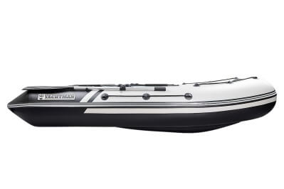 YACHTMAN-300 НДНД (Яхтман) белый-черный (лодка ПВХ нднд под мотор с усилением) - вид 6 миниатюра